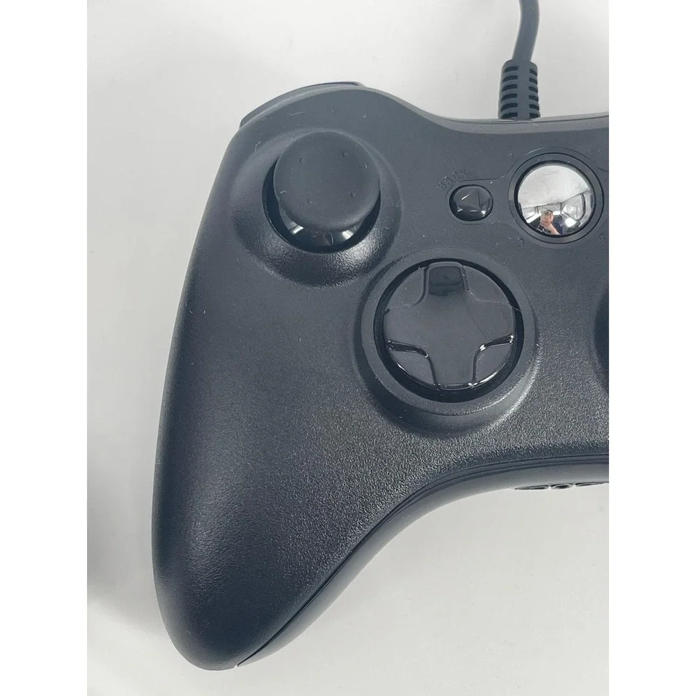 Official Black Microsoft Xbox 360 Wired USB Controller PC OEM